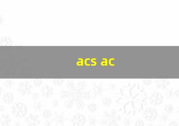 acs ac